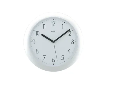 Produktbild von AMS Funk-Wanduhr, Funkwerk, D28x4cm, 5844