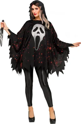 Produktbild von Glitzernder Ghostface Poncho