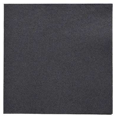 Produktbild von Servietten "DAILY Collection" 1/4-Falz 32 cm x 32 cm schwarz