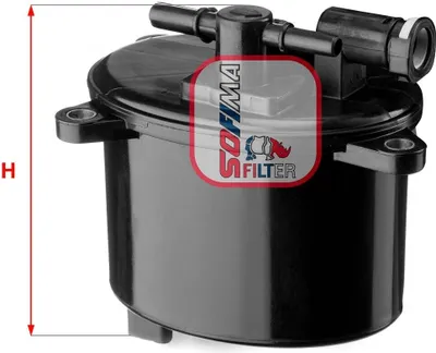 Produktbild von Kraftstofffilter SOFIMA S 4156 NR für FORD MONDEO IV Turnier (BA7) Filtereinsatz