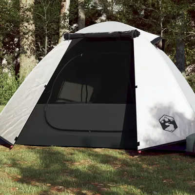 Produktbild von Möbel Kuppel-Campingzelt 2 Personen Weiß Dunkel Wasserdicht - Campingzelte &20502