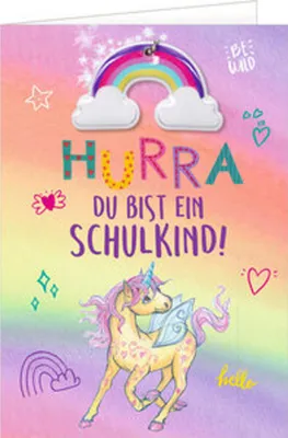 Produktbild von Grußkarte - Hurra, du bist ein Schulkind!