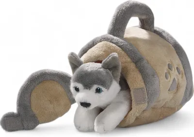 Immagine prodotto di Carl Dick Husky nella cuccia del cane, peluche, peluche, peluche circa 16 cm 3620