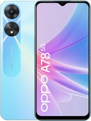 Productafbeelding van OPPO A78 5G, 16,7 cm (6,56 inch), 8 GB, 128 GB, 50 MP, Android 13, blauw