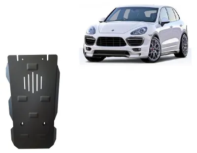 Produktbild von Stahl Schaltgetriebe Schutz für  Porsche Cayenne