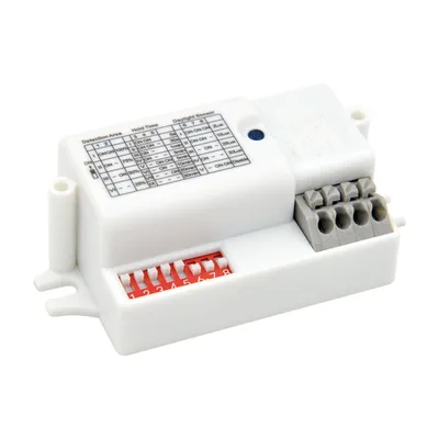 Produktbild von Merrytek MC090SE Mikrowellen-Bewegungssensor | Ein/Aus | 220–240V AC | Sensor für Lampen & Leuchten