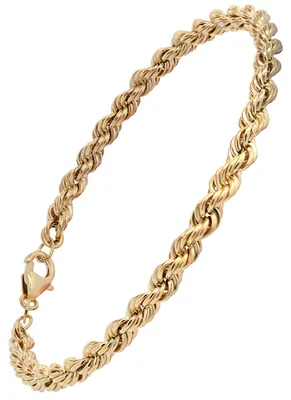 Produktbild von Goldkette Kordelkette Länge 21 cm - Breite 4,5 mm - 333-8 Karat Gold