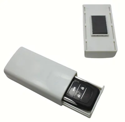 Magnetische Schlüsselbox mit starkem Magneten, Weiß