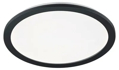 Zdjęcie produktu dla Plafon LED okrągły CAMILLUS czarno-biały 24W Ciepła biel 2000lm tworzywo sztuczne wym:3x40x40cm IP44 RL