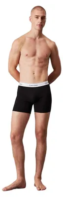 Image de Calvin Klein boxer lot de 3 icon Coton stretch relaxed fit trunks noir hommes