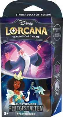 Produktbild von Disney Lorcana: Aufstieg der Flutgestalten - Starter Deck Amethyst und Stahl (Deutsch)