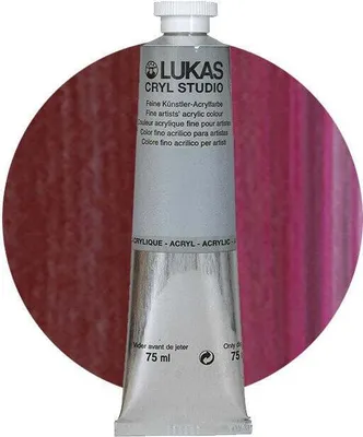 Obrázek produktu pro Lukas Cryl Studio Akrylová barva Alizarin Crimson 75 ml 1 ks
