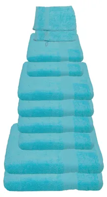 Produktbild von Julie Julsen Handtuch Set Babyblau,Set:10 tlg. 2 Bade. 4 Hand. 2 Gäste. 2 Wasch.