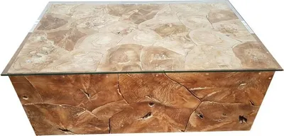 Produktbild von Couchtisch Tisch Root Teak 100 cm