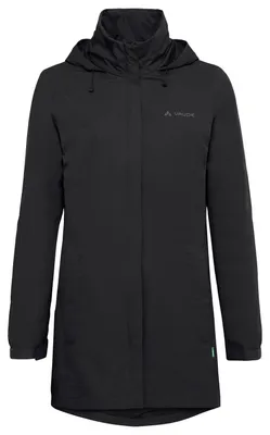 Produktbild von VAUDE Damen Regenjacke Escape Parka, wasserdichter Regen-Parka, atmungsaktiv und winddicht, black, 40