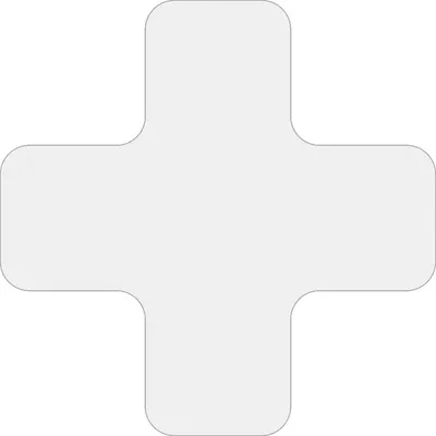 Produktbild von Stellplatzmarker WT-5210, X-Stück, Polyester, Weiß, 150x150 mm, 25 Stück/VE