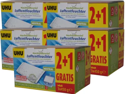 Produktbild von 15x450g UHU Luftentfeuchter Nachfüllbeutel