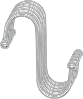 Produktbild von 5x Metallhaken Metall S Haken Küchenhaken Fleischerhaken Garderobe Bad Set 70mm