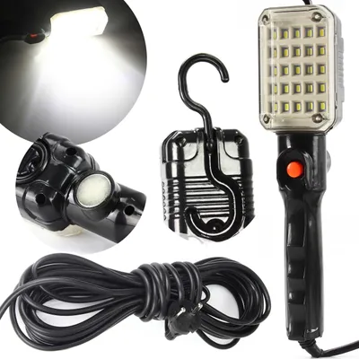 Obrázok produktu pre MAR-POL Pracovná lampa 25 LED, 230V s magnetom a hákom M82735