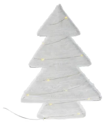Produktbild von Dekorativer Weihnachtsbaum aus Stoff mit LED, 30 cm