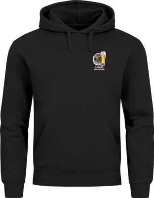 Produktbild von Hoodie Herren für das  Lecker Bierchen Sad Hamster Ersatz Tracht Pullover Volksfest Bierfest Outfit Spruch Lustig Moonworks®