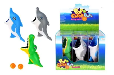 Produktbild von Toi-toys Toi Toys Shooter Delfin Krokodil 3-fach sortiert