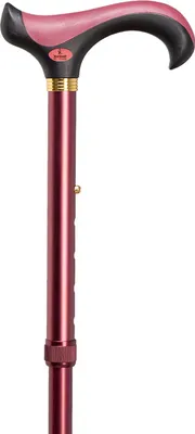 Produktbild von Gastrock Super-Soft-Derby Gehstock aus Aluminium - Bordeauxrot