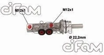 Produktbild von CIFAM 202-1116 Bremszylinder Hauptbremszylinder für VW GOLF VI (5K1) Golf V Schrägheck (1K1) Golf VI Variant (AJ5) für SKODA Octavia II Combi (1Z5)