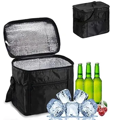 Produktbild von Klein Kühltasche Picknicktasche, Eistasche Picknick Faltbar Thermotasche Lsoliertasche Kühltasche Lunch Tasche für Outdoor Reisen Picknic Camping