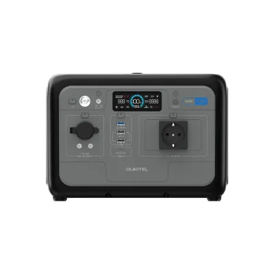 Produktbild von OUKITEL P800 Powerstation 512Wh LiFePO4, 800W AC 1600W Spitze, 1h Schnellladung, 8 Anschlüsse, UPS, 6kg