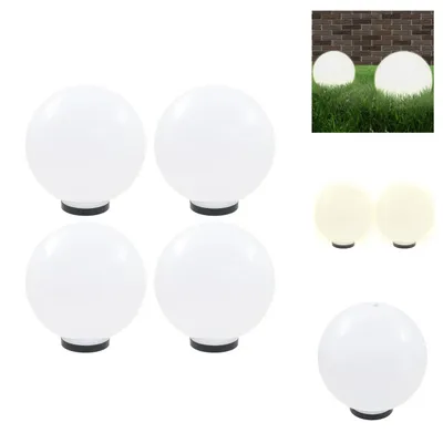 Produktbild von vidaXL LED-Gartenleuchten 4 Stk. Kugelförmig 30 cm PMMA -  Außenbeleuchtung