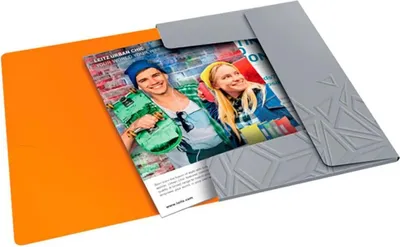 Produktbild von Leitz 46490088, Klappenordner, A4, Polypropylen (PP), Grau, 150 Blätter, 80 g/m²