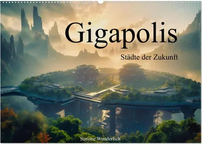 Produktbild von Gigapolis (Wandkalender 2026 DIN A2 quer), CALVENDO Monatskalender
