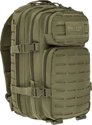 Produktbild von Mil-Tec Rucksack US Assault Small Laser Cut, olive, 20 l