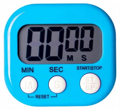 Image de Minuteur de cuisine numérique avec écran LCD et aimant, bleu