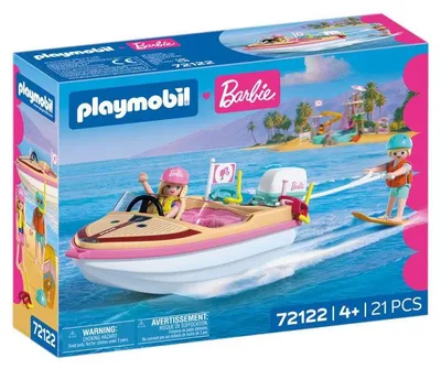 Image de PLAYMOBIL 72122 Barbie Bateau & wakeboard, 21 pieces, Des 4 ans