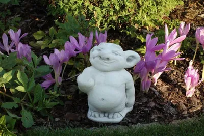 Produktbild von Figur Statue Garten Dekoration Deko Stinkefinger Mittelfinger Statuen  S101005