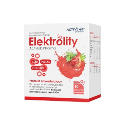 Produktbild von ELEKTROLYTE Natriumkaliumchlorid Erdbeergeschmack Activlab 10 Beutel