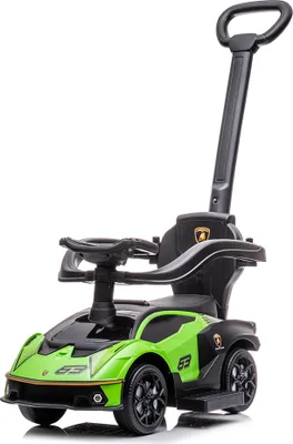 Image de Billy Trotteur avec barre de poussée Lamborghini SCV12 Vert