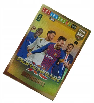 Obrázok produktu pre Panini Fifa 365 2020 Football Cards – Rare Invincible #1 Messi Mbappé
