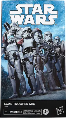 Produktbild von Star Wars The Black Series SCAR Trooper Mic, 4 Jahr(e), Schwarz, Weiß, Kunststoff