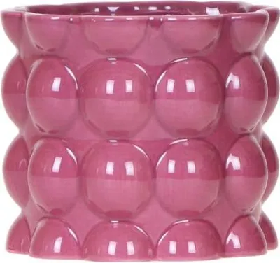 Produktbild von Kolibri Home | Baumwolle Shine Übertopf - Purple - Ø12cm