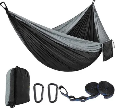 Productafbeelding van SNZ Campinghangmat ultralicht compact, parachutenylon 210T, draagkracht 200+ kg