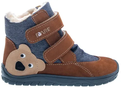 Produktbild von FARE BARE FROSTKY Kinder-Winterstiefel, wasserdicht, braun – Größe 26