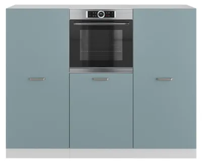 Zdjęcie produktu dla Blok kuchenny Vicco R-Line Niebiesko-szary/biały 180 cm bez blatu roboczego, Model 41007