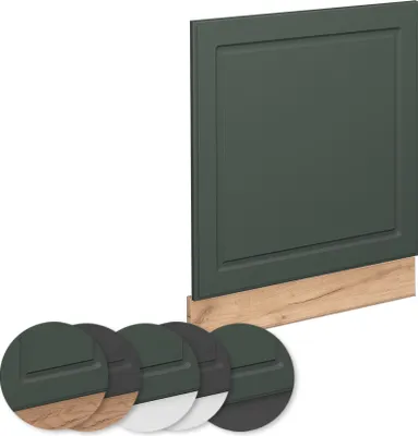 Produktbild von Frontblende Vicco Fame-Line Grün-Gold Landhaus 60 cm ohne Arbeitsplatte, Model 37924
