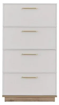 Productafbeelding van Kledingkast, dressoir, houten meubels, commode, hout, wit, slaapkamer, modern
