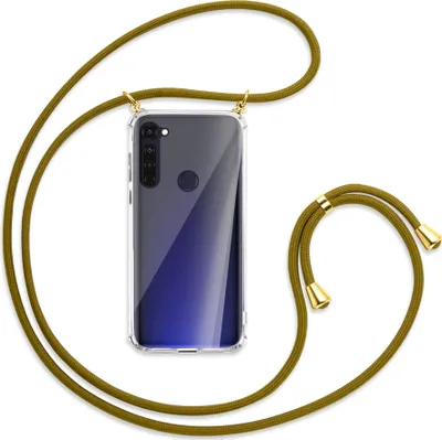 Produktbild von Handykette Backcover-Schutzhülle mit Band (Metall goldfarben) für Motorola Moto G Pro, G Stylus - khaki