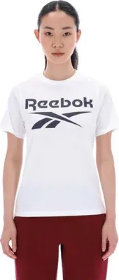 Produktbild von Reebok Classics Paisley Big Logo Kurzarm-t-shirt Weiß L Damen Weiß L