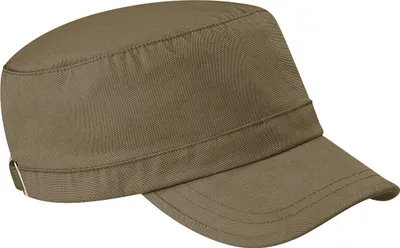 Produktbild von Beechfield Uni Kappe (2 Stück/Packung) RW6708 (Einheitsgröße) (Khaki)